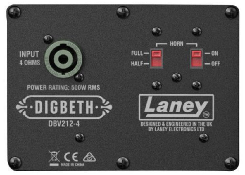 Laney Digbeth Dbv212-4 Cab 2x12 500w 4-homs - Pantalla para bajo - Variation 2
