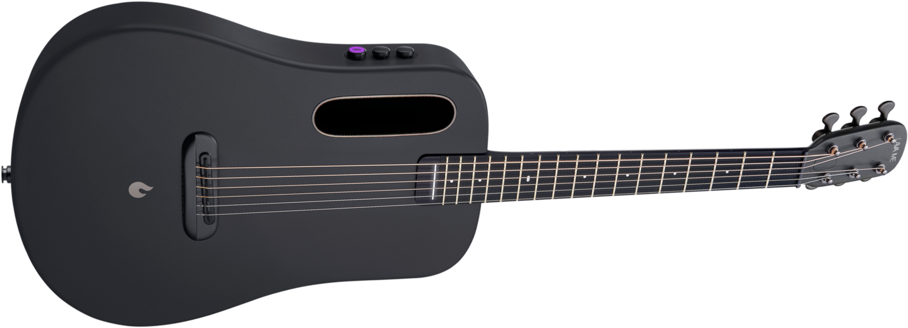 Lava Music Lava Me Air Carbon - Space Black - Guitarra folk - Main picture
