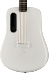Guitarra acústica de viaje Lava music Lava Me 2 Freeboost - White