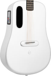 Guitarra acústica de viaje Lava music Lava ME 4 Carbon 38 +Airflow Bag - White