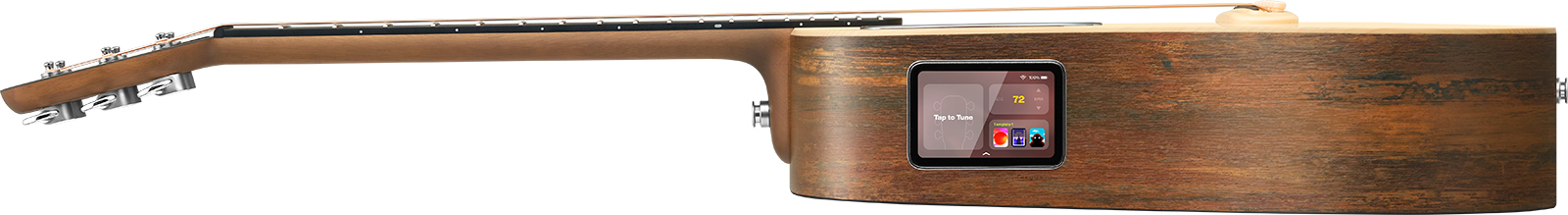 Lava Music Lava Me 4 Spruce 36 +lite Bag - Natural Hpl Woodgrain - Guitarra acústica de viaje - Variation 2