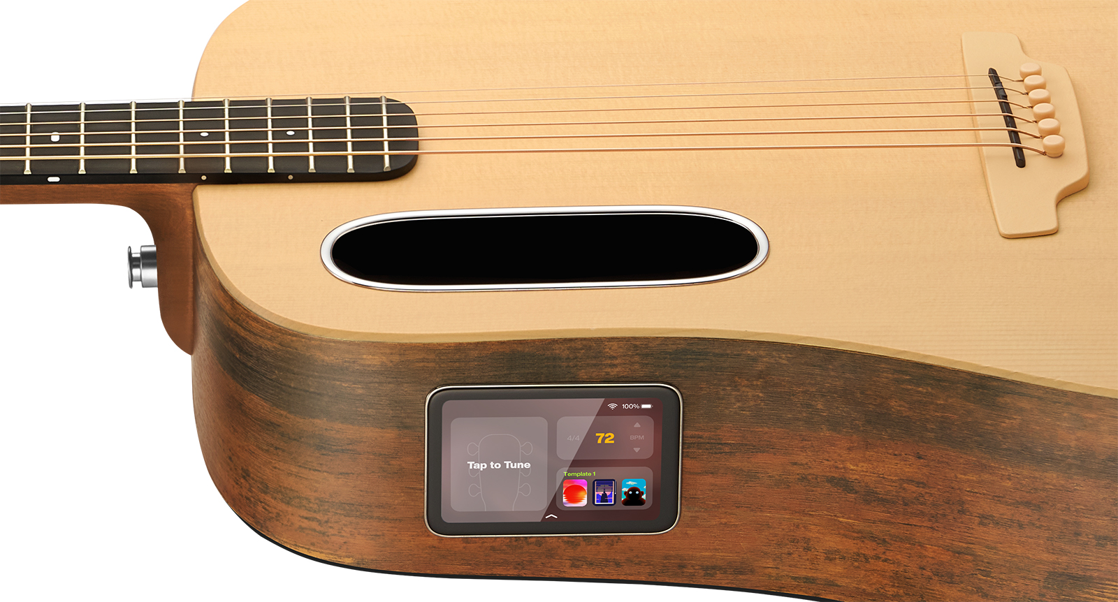 Lava Music Lava Me 4 Spruce 41 +airflow Bag - Natural Hpl Woodgrain - Guitarra acústica de viaje - Variation 4