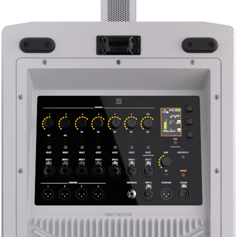 Ld Systems Maui44g3 All-in-one Array System + Mixer White - Sistemas columna - Variation 13