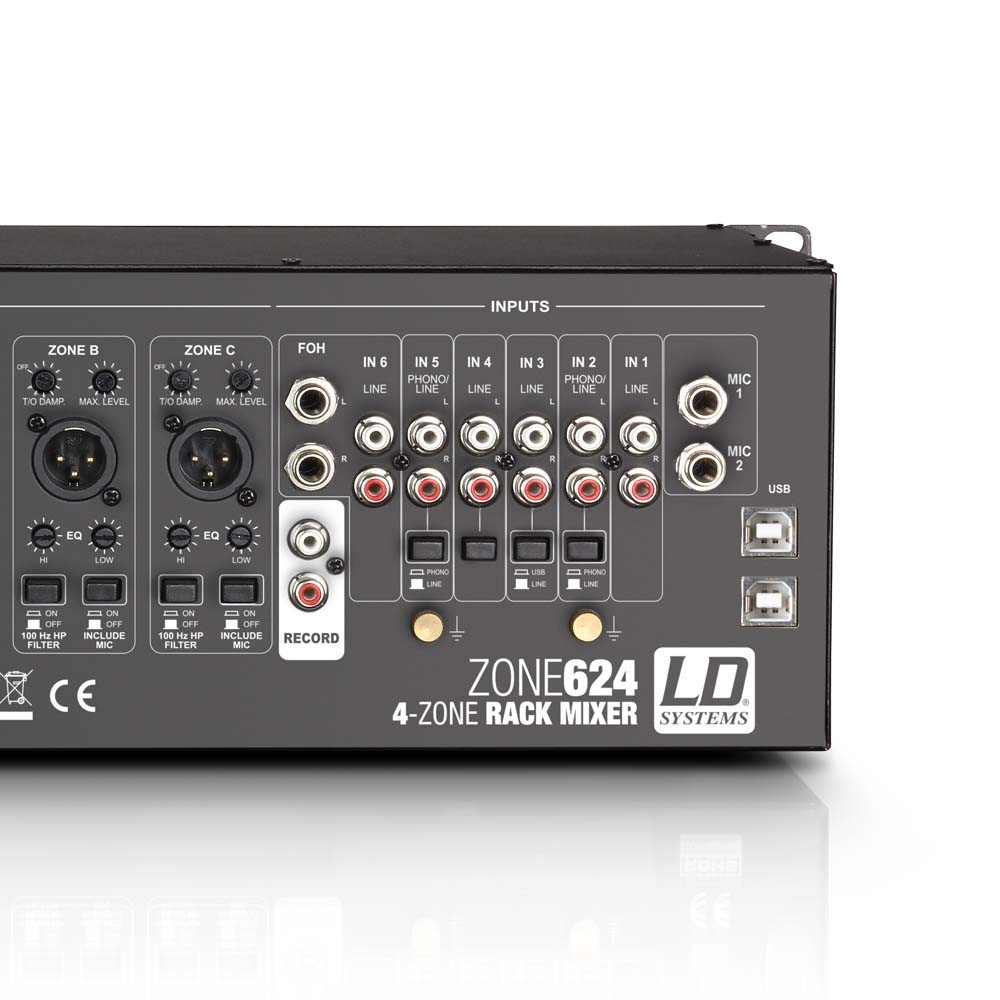 Ld Systems Zone 624 - Mesa de mezcla analógica - Variation 6