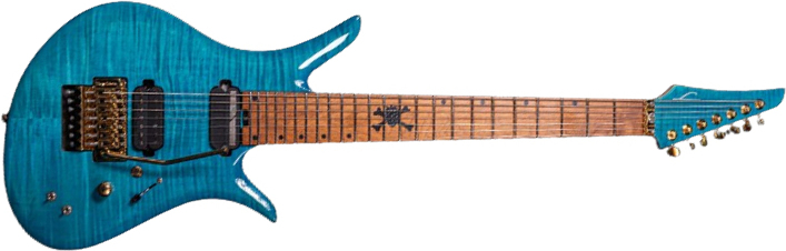 Legator Charles Caswell Cc7 Artist Signature 2h S.duncan/sustainiac Trem Mn - Demonberry - Guitarra eléctrica barítono - Main picture