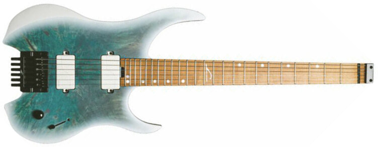 Legator Ghost G6od Overdrive Hh Fishman Fluence Modern Ht Mn - Arctic Blue - Guitarra electrica metalica - Main picture