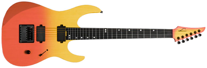 Legator Ninja N6ep Performance 2h Fishman Fluence Modern Ht Ric - Cali Sunset - Guitarra electrica metalica - Main picture