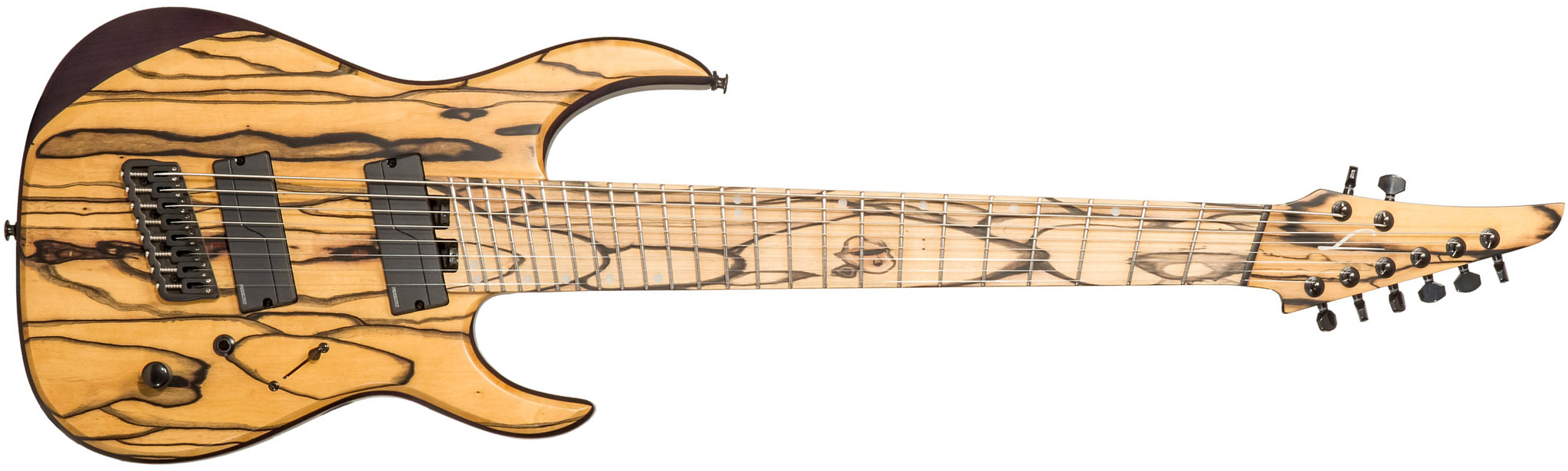 Legator Ninja N8fx 8c Multiscale 2h Fishman Fluence Ht Eb - Pale Moon - Guitarra electrica de 8 y 9 cuerdas - Main picture