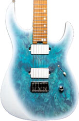 Guitarra electrica metalica Legator Ninja Overdrive N6OD - Arctic blue