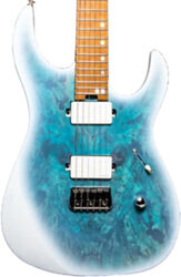 Guitarra electrica metalica Legator Ninja Overdrive N6OD - arctic blue