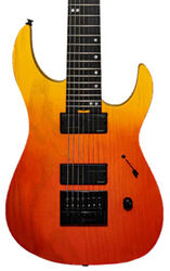 Guitarra eléctrica de 7 cuerdas Legator Ninja Performance N7EP - Cali sunset