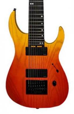 Guitarra eléctrica barítono  Legator Ninja Performance N8EP - Cali sunset