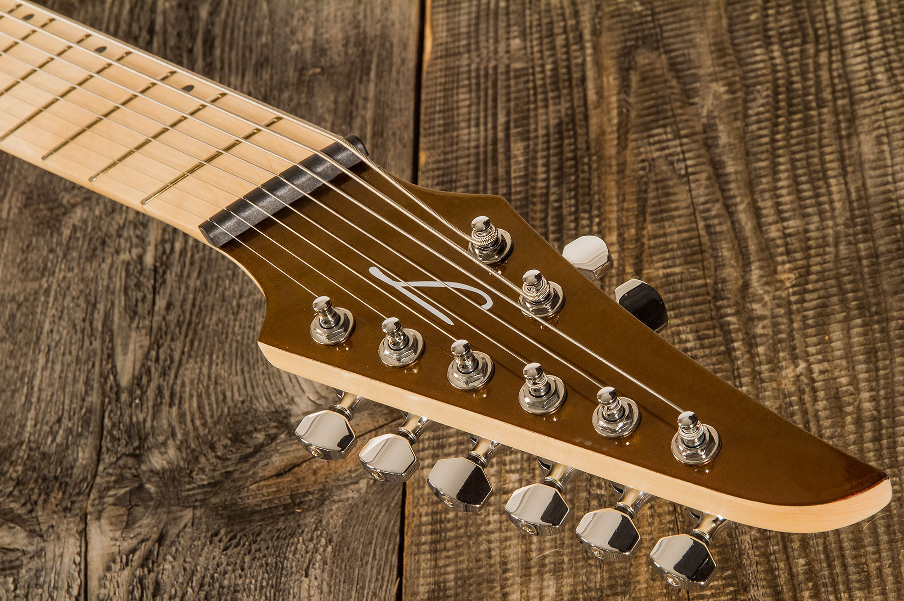 Multiscale guitar Legator Ninja N8FS solar eclipse rojo