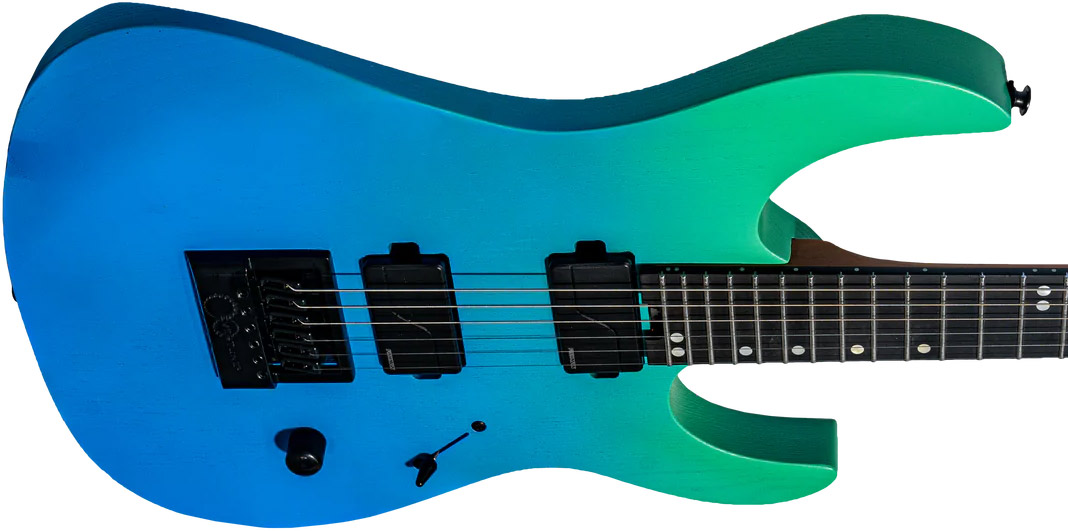 Legator Ninja N6ep Performance 2h Fishman Fluence Modern Ht Ric - Pacific Aqua - Guitarra electrica metalica - Variation 2