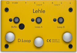 Pedalera de control Lehle DLOOP MIDI INSERT D EFFET EN PEDALE ET MIDI