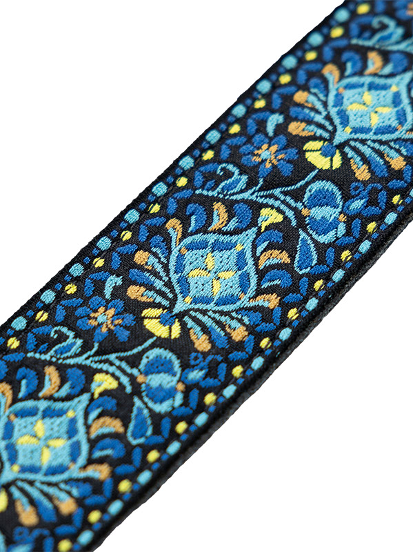 Levy's Courroie Tissu Avec Motifs Hootenany, 4 Portes Mediators, 5 Cm - Design 04 - Accesorios para Otros instrumentos de cuerda - Variation 2