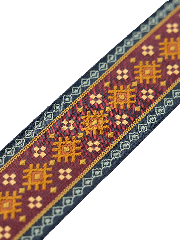 Levy's Courroie Tissu Avec Motifs Hootenany, 4 Portes Mediators, 5 Cm - Design 26 - Correa - Variation 1