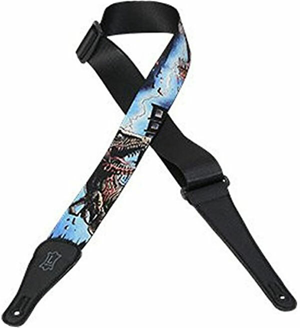 Levy's Mpnz2-006 Zombie Polyester Guitar Strap 2inc - Correa - Main picture