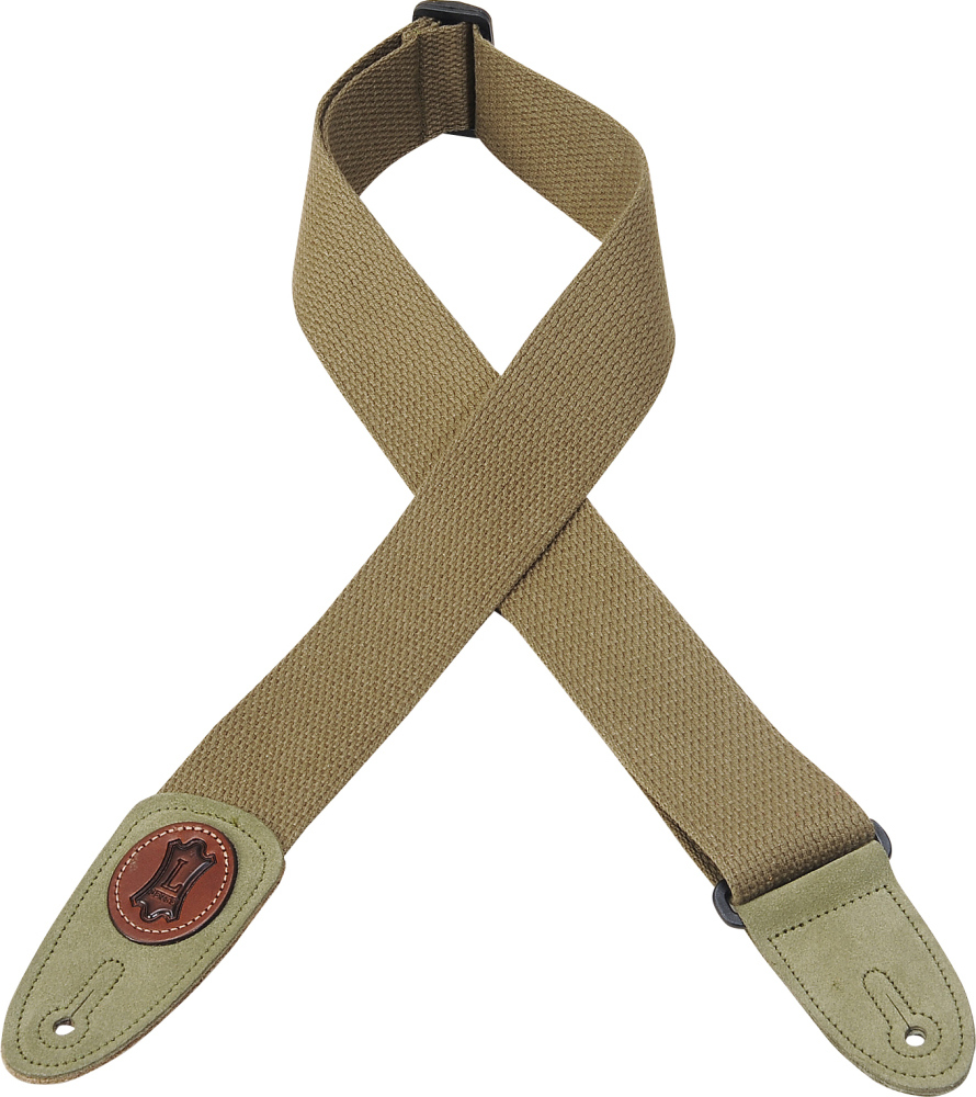 Levy's Mssc8-grn Cotton Guitar Strap 2inc - Correa - Main picture