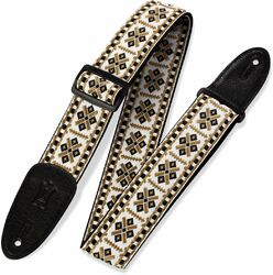 Correa Levy's 5 cm wide jacquard guitar strap - Design 007