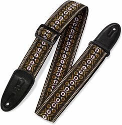 Correa Levy's 5 cm wide jacquard guitar strap - Design 020