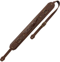 Correa Levy's Apex - Crazy horse leather, alligator design, 7,6 cm - Brown