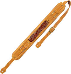 Correa Levy's Apex - Crazy horse leather, alligator design, 7,6 cm - Tan