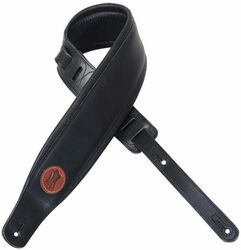 Correa Levy's MSS1-BLK Veg Tan Leather Guitar Strap