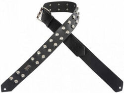 Correa Levy's PM28-2N Garment Leather Guitar Strap - Black