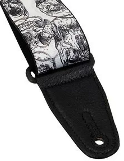 Levy's 5cm Polyester Embout Cuir Avec Motifs - Design 048 - Correa - Variation 1