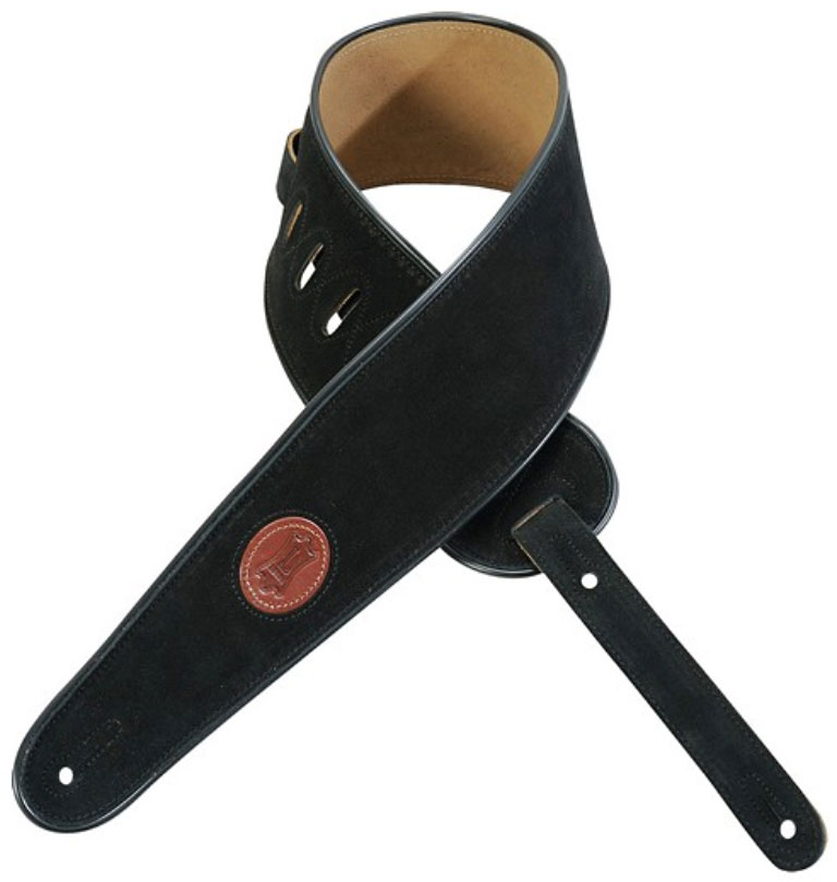 Levy's Suede Leather Guitar Strap – Tracolla In Pelle Scamosciata A Doppia Faccia, Antiscivolo, Larga 6,35 Cm