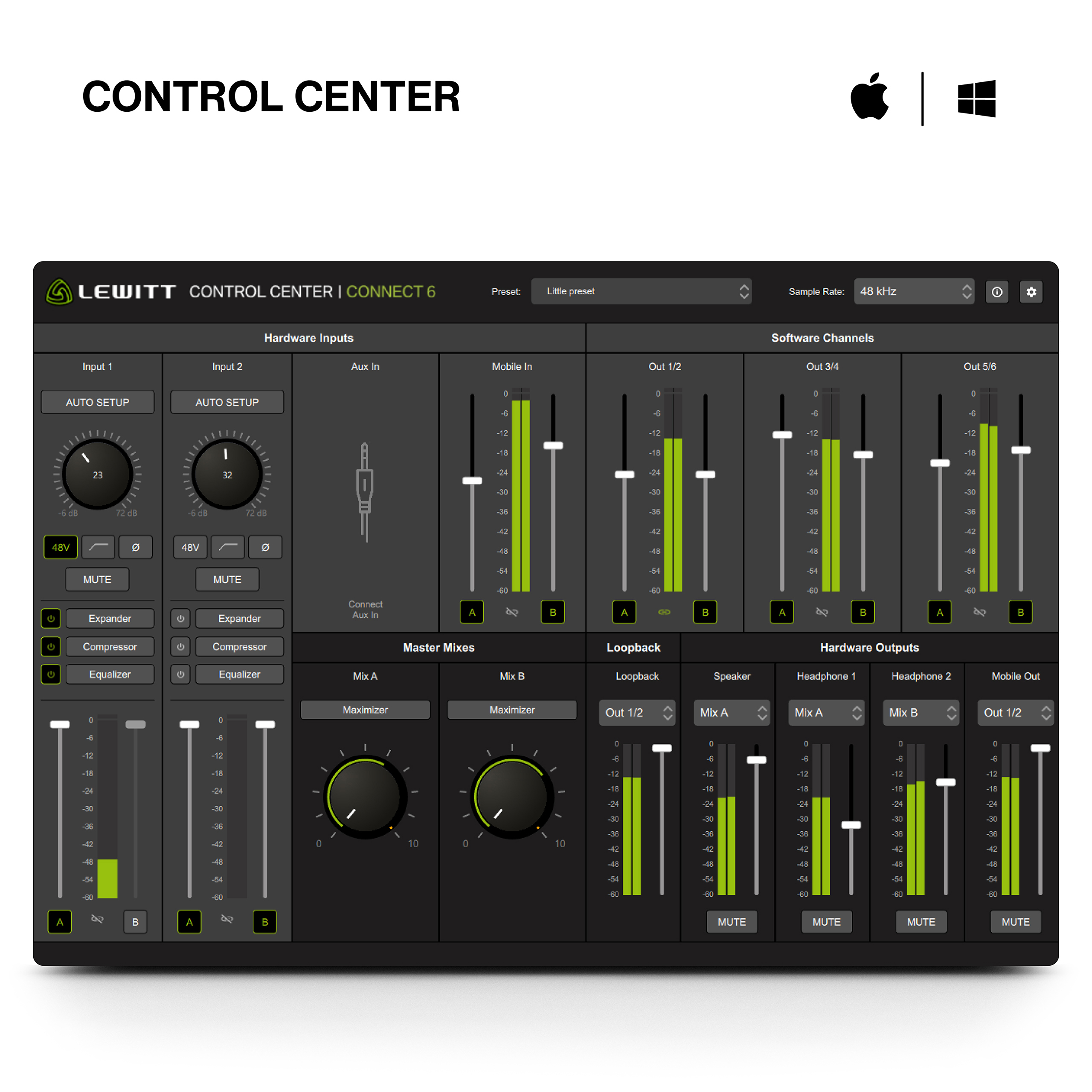 Lewitt Connect 6 - Interface de audio USB - Variation 5