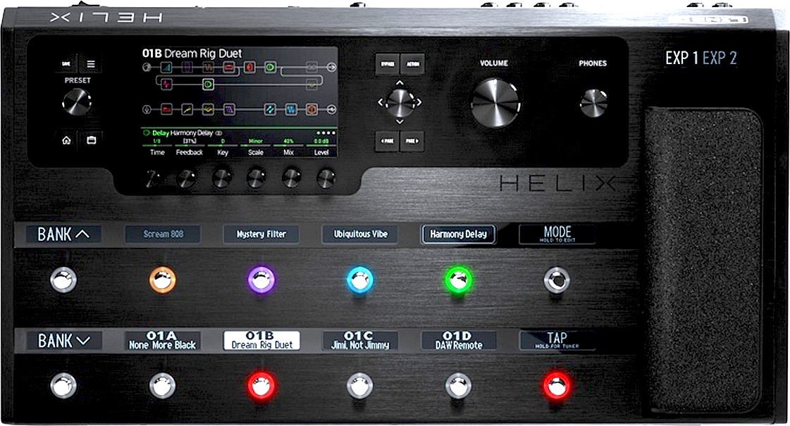 Line 6 Helix Floor Guitar Processor - Simulacion de modelado de amplificador de guitarra - Main picture