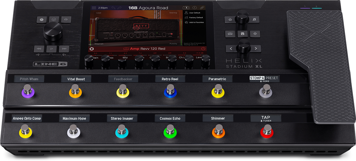 Line 6 Helix Stadium Xl Floor Guitar Processor - Simulacion de modelado de amplificador de guitarra - Main picture