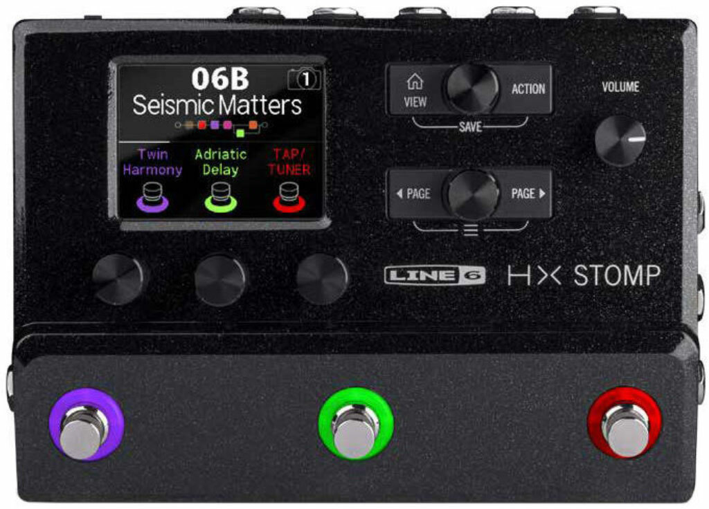 Pedalera efectos guitarra line 6 hx stomp xl