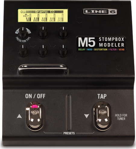 Line 6 M5 Stompbox - Simulacion de modelado de amplificador de guitarra - Main picture