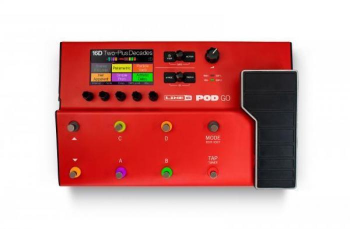 Pedalera multiefectos para guitarra eléctrica Line 6 Pod Go Limited Edition Red