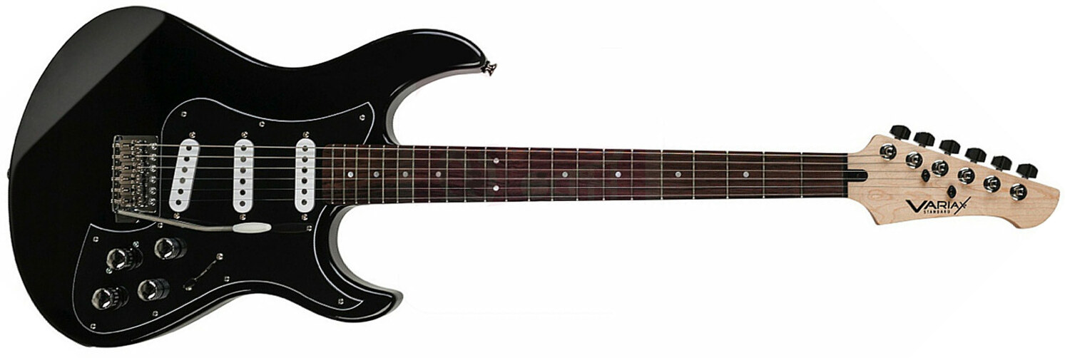 Line 6 Variax Standard Sss Trem Rw - Midnight Black - Guitarra eléctrica de modelización - Main picture