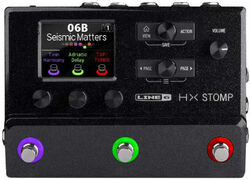 Simulacion de modelado de amplificador de guitarra Line 6 HX Stomp