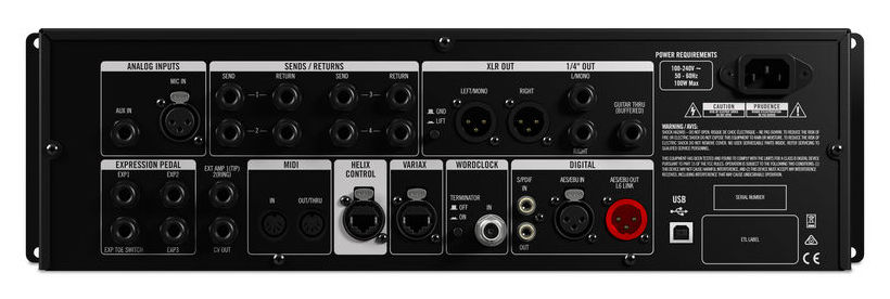 Line 6 Helix Rack - Simulacion de modelado de amplificador de guitarra - Variation 2
