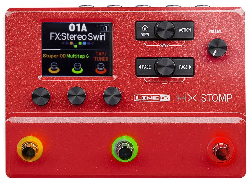 Line 6 Hx Stomp Red Ltd - Pedalera multiefectos para guitarra eléctrica - Variation 1