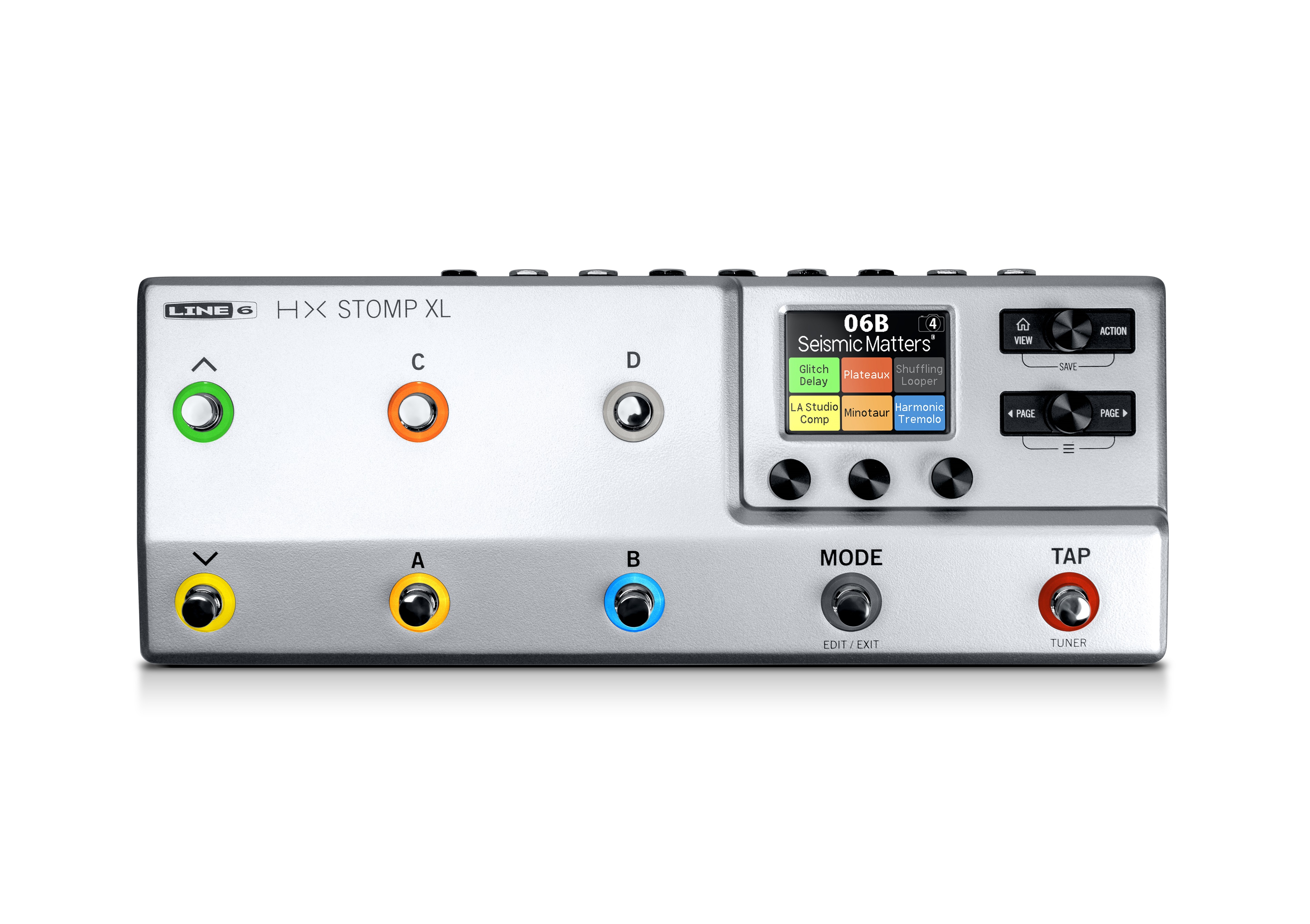 Line 6 Hx Stomp Xl Limited Silver - Simulacion de modelado de amplificador de guitarra - Variation 3