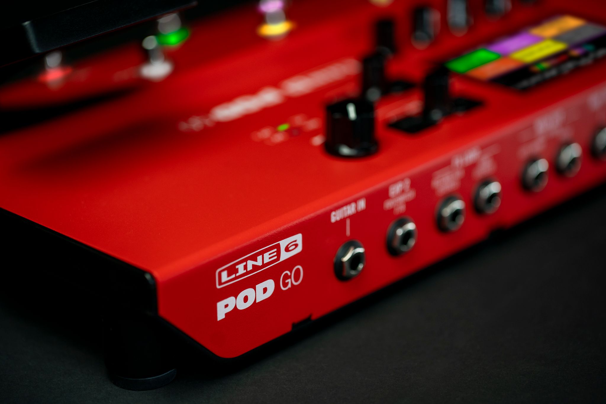 Line 6 Pod Go Limited Edition Red - Simulacion de modelado de amplificador de guitarra - Variation 5
