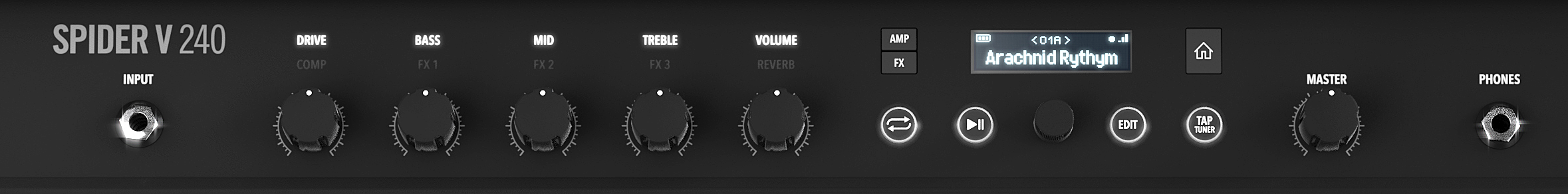 Line 6 Spider V 240 240w 2x12 2016 - Combo amplificador para guitarra eléctrica - Variation 3