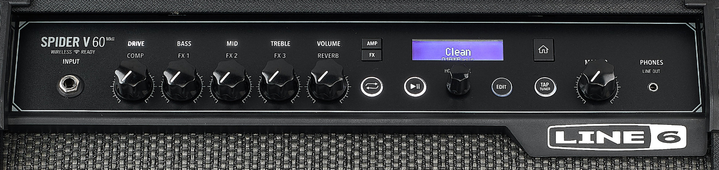 Line 6 Spider V 60 Mkii 60w 1x10 2019 - Combo amplificador para guitarra eléctrica - Variation 2