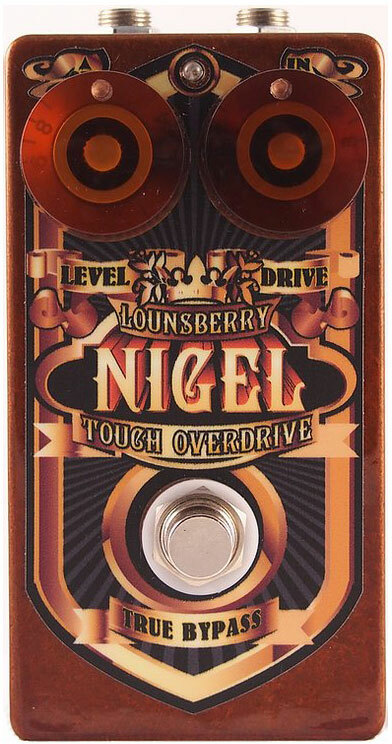 Lounsberry Pedals Ngo-1 Nigel Touch Overdrive Standard - Pedal overdrive / distorsión / fuzz - Main picture