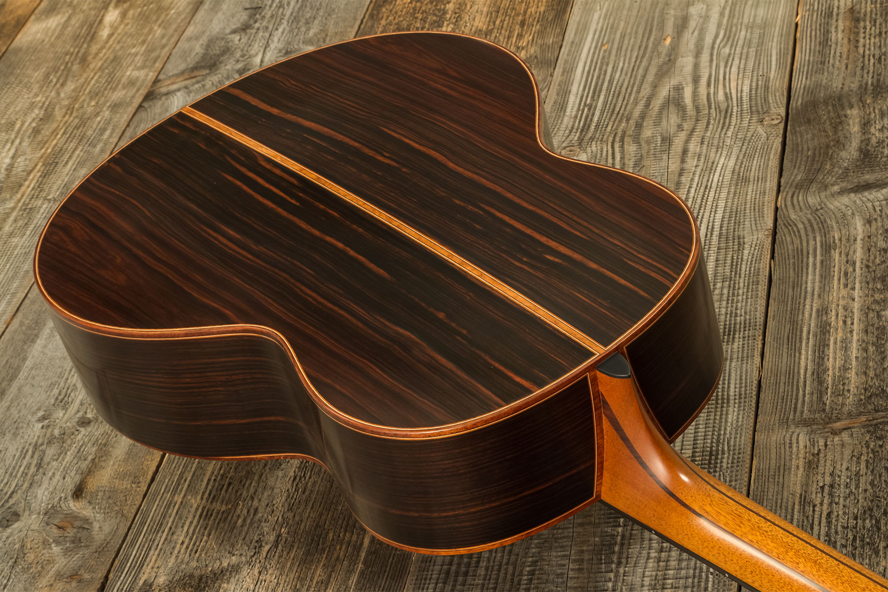 Lowden Custom Shop F50 Auditorium Sinker Redwood Macassar Ebony Eb #26347 - Natural - Guitarra folk - Variation 6
