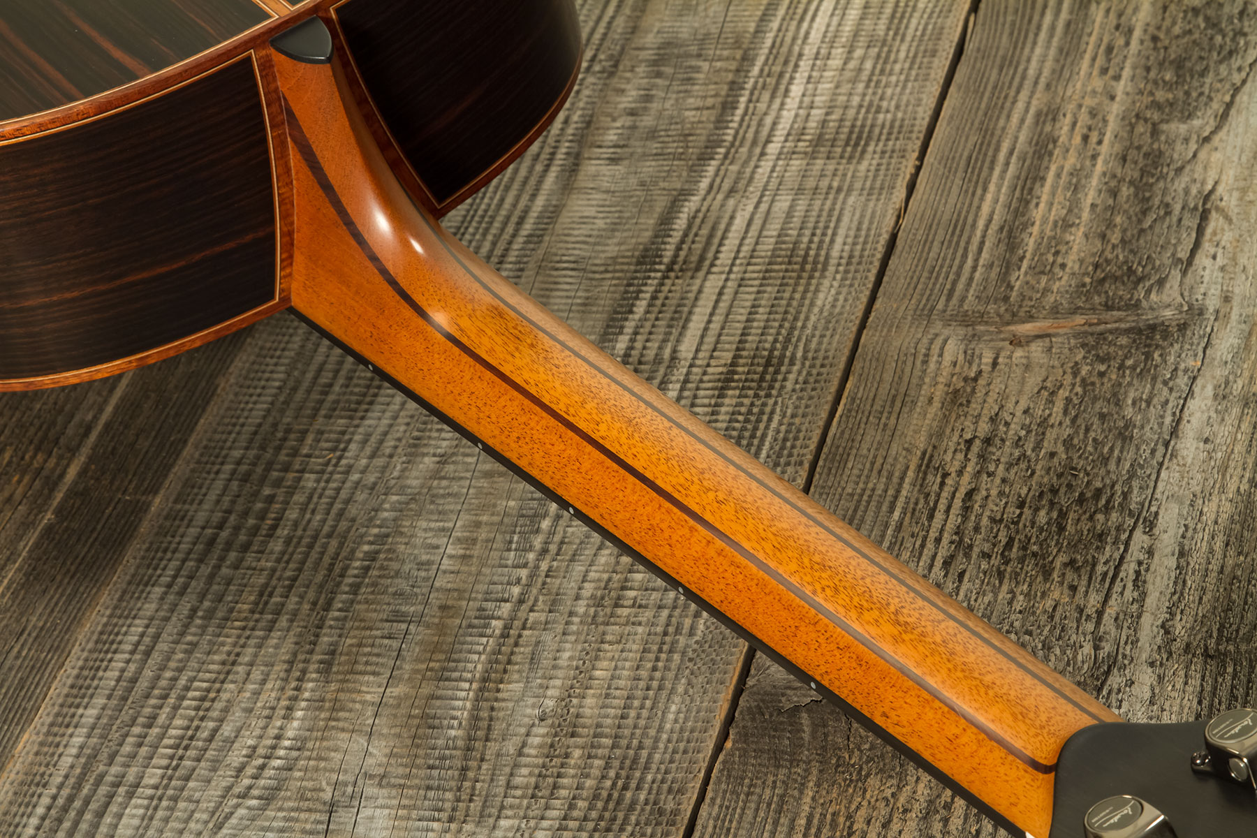Lowden Custom Shop F50 Auditorium Sinker Redwood Macassar Ebony Eb #26347 - Natural - Guitarra folk - Variation 8