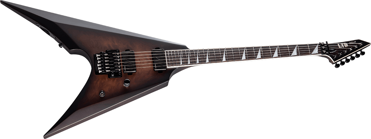 Ltd Arrow-1000 Floyd Rose Hh Fishman Fluence Modern Ht Eb - Dark Brown Sunburst - Guitarra electrica metalica - Variation 2