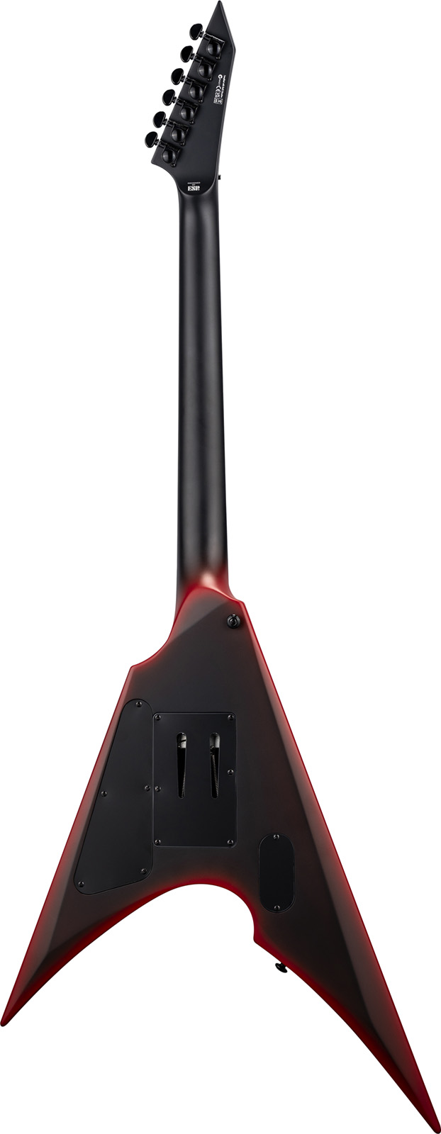 Ltd Arrow Black Metal Series Fr 1h Eb - Black Red Burst Satin - Guitarra electrica metalica - Variation 1